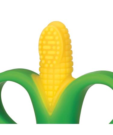 Nuby Corncob Shape Teething Aid for 3M+ - Multicolored | Safe & Soothing Relief - 1 Pack - Buy Online on SooperMarket.com