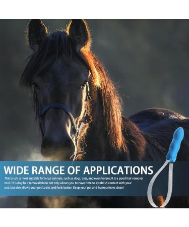 Maodom Shedding Blade - Double-Sided Metal Deshedding Tool for Pets | Comfortable Handle & Coarse/Fine Teeth for Effective Pet Care - Buy Online on SooperMarket.com