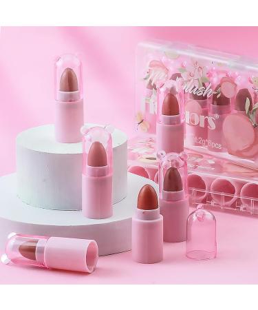 HOSAILY 6 Colors Mini Cream Blush Stick Set Matte Velvet Cream Blush Makeup Lightweight Natural Blendable Face Blush Stick Multi-Use Lip and Cheek Tint Cream Blusher for All Skin Tones - Buy Online on SooperMarket.com