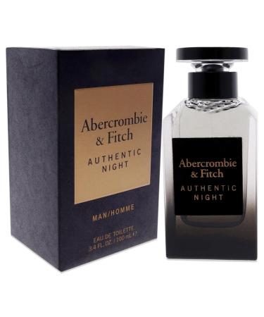 Abercrombie & Fitch Authentic Night Men EDT Spray 3.4 oz - Buy Online on SooperMarket.com