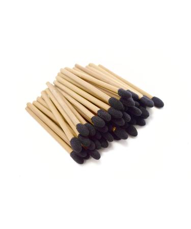 Artist's Choice Bamboo Eye Shadow Applicators - Eco-Friendly, Soft Pads for Effortless Blending | Single-End Design for Monochromatic Looks | Professional Single-Use Option - Buy Online on SooperMarket.com