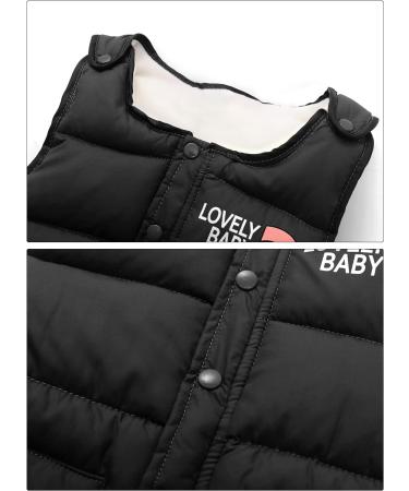 Happy Cherry Baby Winter Pants - Newborn Boys Girls Overall Ski Trousers - Infant Warm Snow Bib Pant - Toddler Windproof Padded Snowsuit Bottoms - Elastic Buttom Zipper Outerwear Outfits - Black (Size 80) - Buy Online on SooperMarket.com