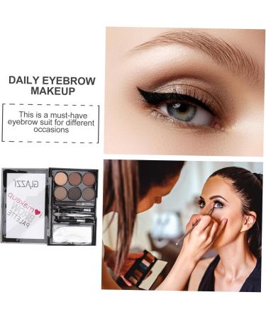 NOLITOY 3 Sets Eyebrow Powder Set Shimmer Eyeshadow Eye Brow Shaping Kit Female Brush Eyebrow Pencil - Buy Online on SooperMarket.com
