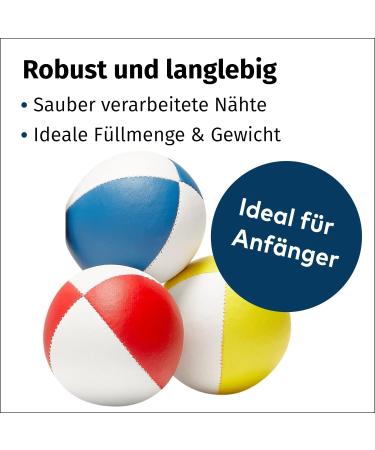 Professional Juggling Balls 3 Set | Beginner-Friendly with Instructions | Millet-Filled for Comfort - Buy Online on SooperMarket.com