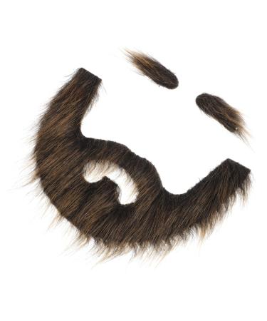 Mikinona 1 Set Beard Dress up Beard Fake Beards for Costumes Self Adhesive Beard DIY Fake Mustache Plush
