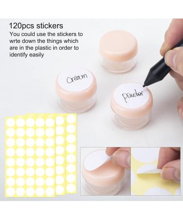 100 Pieces Clear Mini Cosmetic Bottles - 5ml Empty Cream Jars with Screw Caps for Lip Balm & Lotion - Transparent Cremeglas Containers - Buy Online on SooperMarket.com