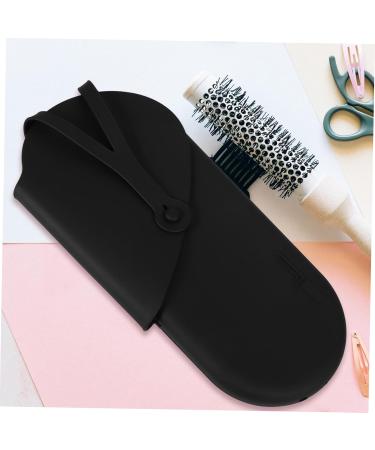 PLAFOPE Curling Iron Storage Bag Reusable Curling Iron Bag Curling Iron Carrier Storage Bag for Travel Curling Iron Storage Organizer Silicone Curling Iron Bag Portable Curling Iron Bag 29.50X13.50X2.00CM Black - Buy Online on SooperMarket.com