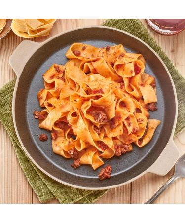 Pasta Recipe Kit - Pappardelle with Wild Boar Rag | Double Portion Italian Artisan Dried Egg Pasta & Finest Sauce | Restaurant-Quality Dish Ready in 6 Minutes - Buy Online on SooperMarket.com