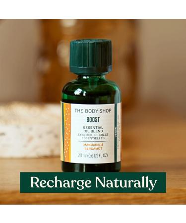 Buy The Body Shop Boost Essential Oil Blend Recharging Bergamot & Mandarin | Vegan 0.6oz International Shipping Available - Buy Online on SooperMarket.com
