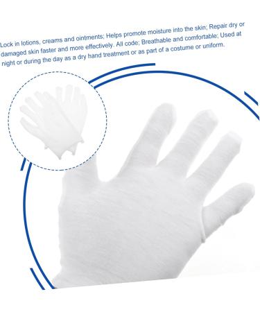 OSALADI 12pairs Gloves Paraffin Bath Mittens Christmas Santa Costume Santa Cosplay Costume Wax Bath Liners Paraffin Wax Liners Advanced Work Cotton Yarn White Labor Protection Cotton - Buy Online on SooperMarket.com