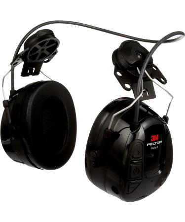 3M Peltor MT13H221P3E ProTac III hearing protection headset helmet version black one size Helmet Black