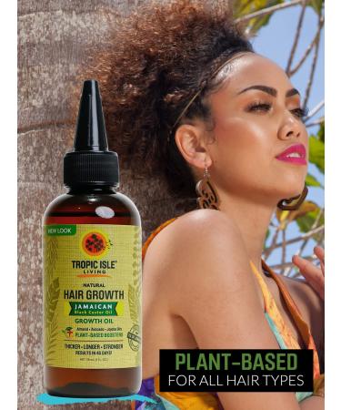 Tropic Isle Living Jamaican Black Castor Oil Hair Growth Oil with Daily Leave-In Conditioner Mist - Buy Online on SooperMarket.com
