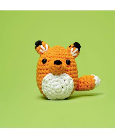 Woobles Beginners Crochet Kit - Easy Peasy Yarn - Felix The Fox - Step-by-Step Video Tutorials - Buy Online on SooperMarket.com