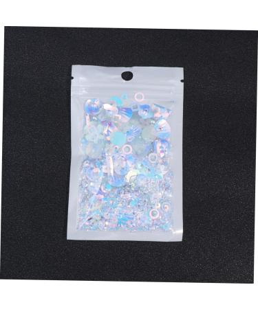 STOBOK 4 Packs DIY Pearls Spacer Beads Loose Sequins Paillettes Glitter Powder Super Flash White Whitex2pcs 2x1.2x0.1cmx2pcs - Buy Online on SooperMarket.com