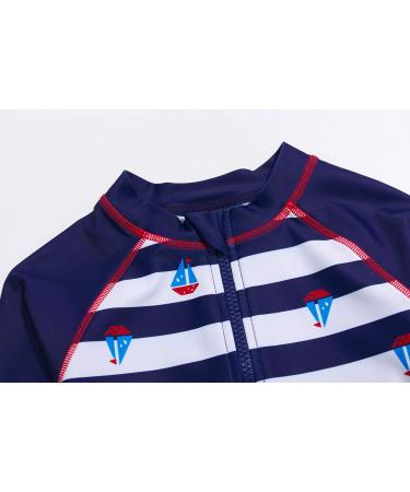 Bonverano Baby Boys Swimsuit | UPF 50+ Sun Protection | Full-Length Zipper | 2-3 Years Yawl - Buy Online on SooperMarket.com