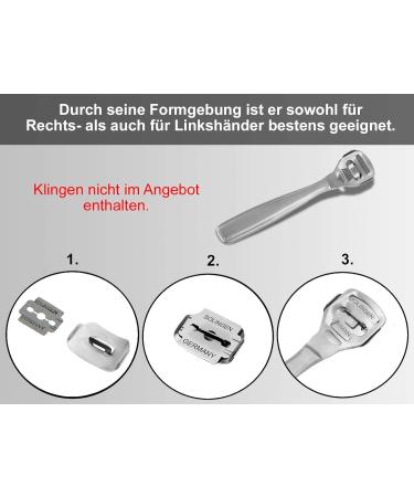 Premium Callus Planer Blades & Remover - Solingen Replacement Blades for Smooth Feet - Buy Online on SooperMarket.com
