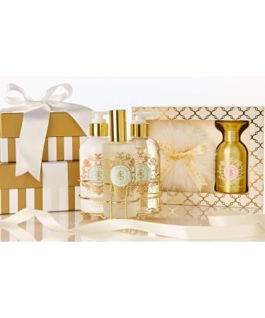 Shelley Kyle Sorella Complete Gift Set Includes Hydrating Body Lotion Foaming Bath Gel And Perfume Packaged in Beautiful Cream and Gold Gift Box with Ribbon - Buy Online on SooperMarket.com