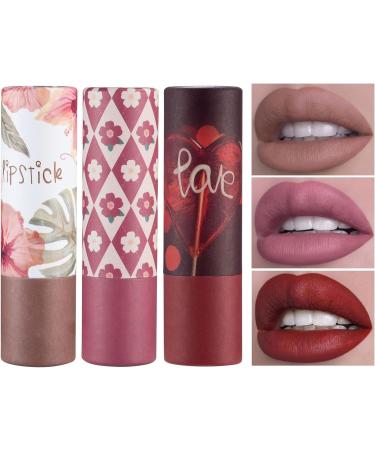 Velvet Dark Red Long Lasting Lipstick - Waterproof, High Coverage Lip Color for Women - Buy Online on SooperMarket.com