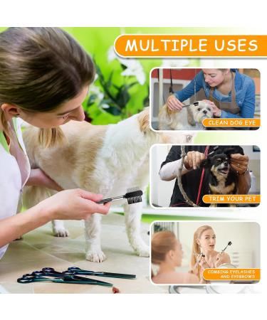 2 Pieces Dog Tear Comb Dog Eye Comb Tear Stain Remover Comb Dog Eye Grooming Comb Double-Sided for Removing Crust and Mucus - Buy Online on SooperMarket.com
