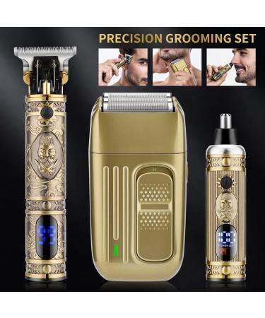 Karrte Men's Grooming Kit - Professional Hair Clippers Electric Razor Nose Trimmer & Beard Trimmer Set | Perfect Gifts for Men - 963 Bronze - Buy Online on SooperMarket.com