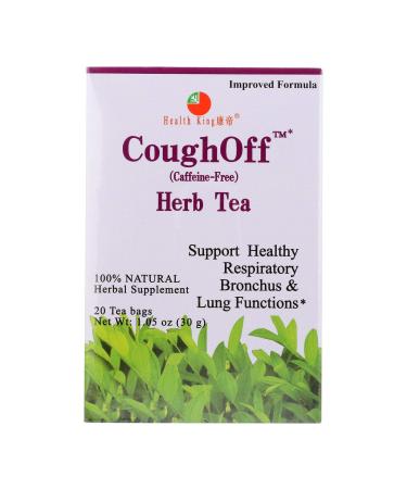 Health King Cough-Off Herb Tea - 20 Tea Bags