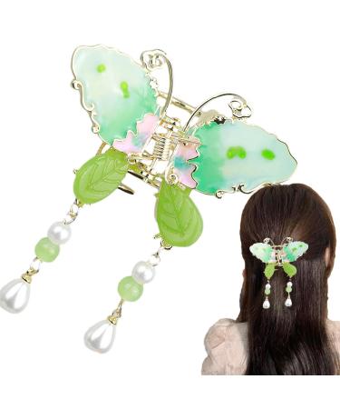 Butterflies Tassel Hair Clip | 3D Butterflies Clips | Hair Fashion Accessories Elegant Tassel Butterflies Hairpins Alloy Barrettes Tassel Butterflies -Shaped Hair Clip for Ladies Girls