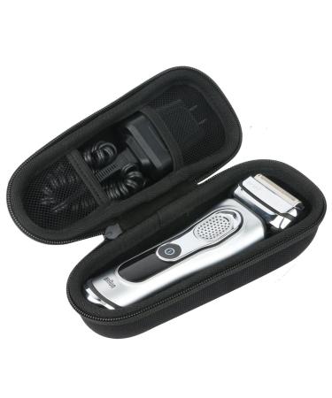 KHANKA hard pocket protective cover for brown Series 5 5090cc 5070cc 5030s 5040s Wet and dry electric shave case case. (Only bag) bag for brown Series 5 black