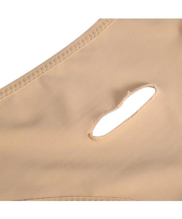 V Face Chin Bandage Belt & Facial Slimming Mask - Skin Color S | Face Slimming Solutions for a Defined Look | International Shipping Available - Buy Online on SooperMarket.com