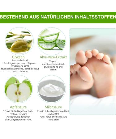 P-Beauty Aloe Vera Foot Mask Socks | 5 Pairs Peeling for Dry Cracked Skin | Moisturizing Foot Care Accessories - Buy Online on SooperMarket.com
