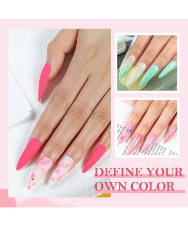 40PC Gel Nail Polish Kit with U V Light Starter Kit and Drill 8PC Gel Polish 4PC Poly Nail Gel Top Base Coat Glitter Nail Rhinestones Multi Type Complete Gel Manicure Kit for Women DIY Salon at Home 1.1 - Buy Online on SooperMarket.com