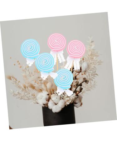 Warmhm 4 Pcs Lollipop Cosplay Party Supplies Fairy Accessories Wedding Favors Toy for Kids Princess Fairy Wand Girl Fairy Wand Cake Pop Ornament Wooden Toys Plush Toy Wool Felt Bouquet - Buy Online on SooperMarket.com