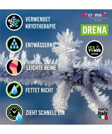 CREMAFIT DRENA Anticellulite Cream - Thermogenic Cold Therapy for Tired Legs 150ml | Reduces Water Retention & Swelling - Buy Online on SooperMarket.com
