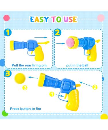 Heyu-Lotus Interactive Cat Toys 100 Pcs Cat Pom Pom Balls & 1 Cat Ball Toy Launcher Colorful Plush Toy Balls for Funny Cat Toys for Indoor Training Playing Pet Supplies - Buy Online on SooperMarket.com
