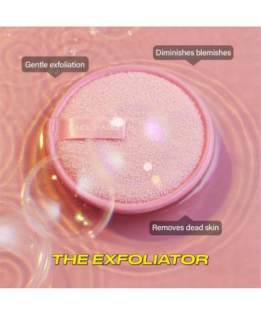 Face Halo Glow Skin Set - 3 Step Reusable Pads for Effective Cleansing, Exfoliation, and Glowing Skin - Buy Online on SooperMarket.com
