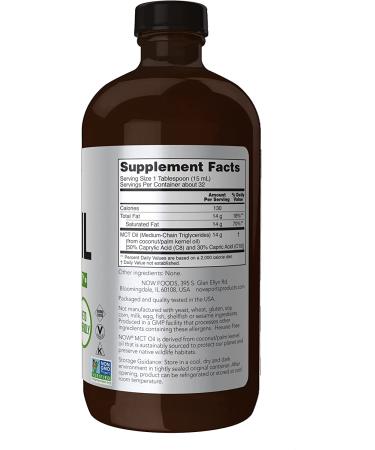 Now Foods Sports MCT Oil Unflavored 16 fl oz - Boost Energy & Performance - Buy Online on SooperMarket.com