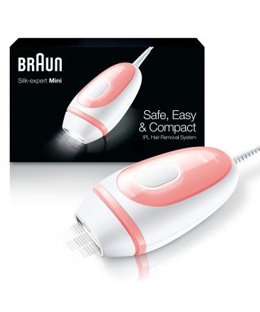 Braun IPL Hair Removal for Women and Men Silk Expert Mini PL1014 with Venus Razor Long-Lasting Hair Reducation in Hair Regrowth for Body & Face Corded (Packaging May Vary)