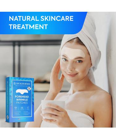 SILKDERMIS Forehead Wrinkle Patches - 12 Pack Anti Wrinkle Patches with Aloe, Collagen & Vitamin E for Forehead Wrinkles Treatment - Buy Online on SooperMarket.com