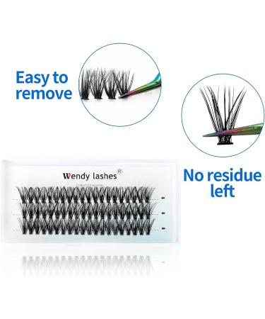 D Curl 0.07mm 16mm 40D Cluster Eyelash Extensions - DIY Lash Clusters - RR-16mm Clusters-40D-0.07-D - Buy Online on SooperMarket.com