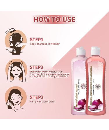 Onion & Rosemary Shampoo for Hair Growth | Biotin Anti Hair Loss Shampoo 16.76 fl oz - Buy Online on SooperMarket.com