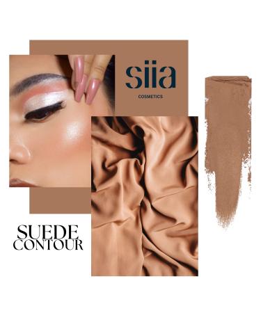SIIA Cosmetics Duo Face Sculpting Contour Bronzer Stick - Dual-Use Applicator - Natural Finish - .32 oz - Suede - Buy Online on SooperMarket.com