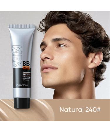 Mens BB Cream Foundation Mens Concealer Colour Correcting Cream Tinted Moisturiser Mens BB Cream SPF15+ Mens Face Moisturiser for Cover Blemishes Hydration BB Cream Foundation Even Skin Tone - Buy Online on SooperMarket.com