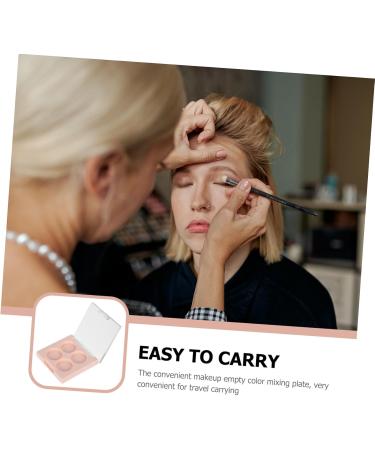 WOFASHPURET Makeup Pallette 2pcs Eye Shadow Replacement Box Loose Powder Filling Travel Convenient Eyeshadow Lipstick Tray - Buy Online on SooperMarket.com