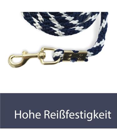 Stylish Blue Lead Rope for Horse Pony Donkey & Goat - Durable Tie Rope in Various Designs | International Shipping Available - Buy Online on SooperMarket.com