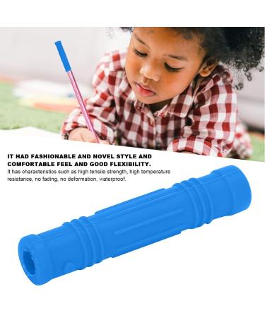 Buy Silicone Caustic Pencil Attachments - Safe Baby Bite Ring Pacifier & Sensory Cheese Stream for All Ages | Blue Saber Pen Set - Buy Online on SooperMarket.com