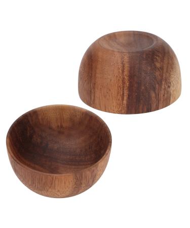 Wood-shaving bowl sustainable foaming large capacity wood-shaving soap container wooden shaving bowl for men hairdressing shop