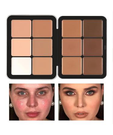12 Color Correcting Concealer Palette for Full Coverage Makeup - Reduce Dark Circles, Acne & Blemishes - Buy Online on SooperMarket.com