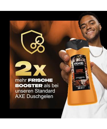 AXE Fine Fragrance Collection Copper Santal Body Wash - 300 ml | Long-lasting Freshness & Spectacular Scent | Premium Shower Gel for Men - Buy Online on SooperMarket.com