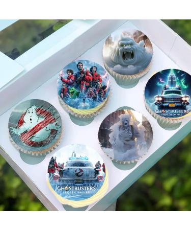 Pre-Cut Ghostbusters 1A Edible Stand up Wafer Paper Cupcake Toppers Cake Decorations Birthday Party (12) - Buy Online on SooperMarket.com