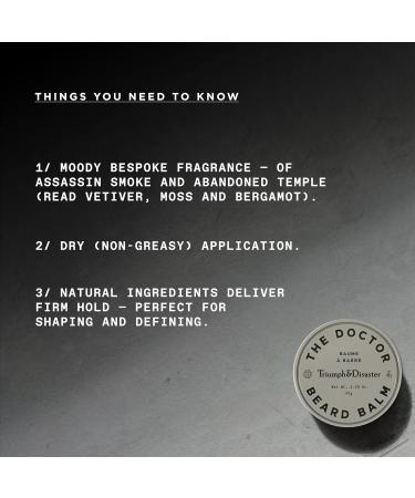 Buy TRIUMPH & DISASTER The Doctor Beard Balm - Firm Hold Non-Greasy Natural Finish | 2.29 oz - International Shipping Available - Buy Online on SooperMarket.com