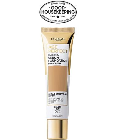 L'Or al Paris Age Perfect Radiant Serum Foundation SPF 50 - Golden Sun 1oz - Buy Online on SooperMarket.com
